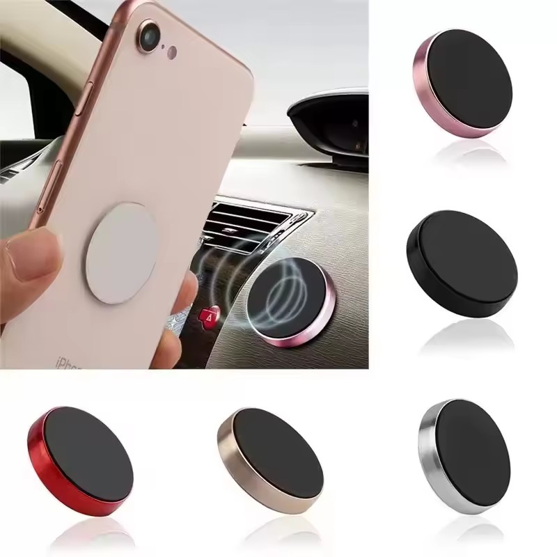 Phone Accessories Are - ที่วางโทรศัพท์ในรถยนต์แบบแม่เหล็ก ที่วางโทรศัพท์ในรถยนต์แบบสากลสำหรับไอโฟน เสี่ยวมี่ หัวเว่ย ซัมซุงแดชบอร์ดติดผนังสติกเกอร์แม่เหล็กติดรถยนต์