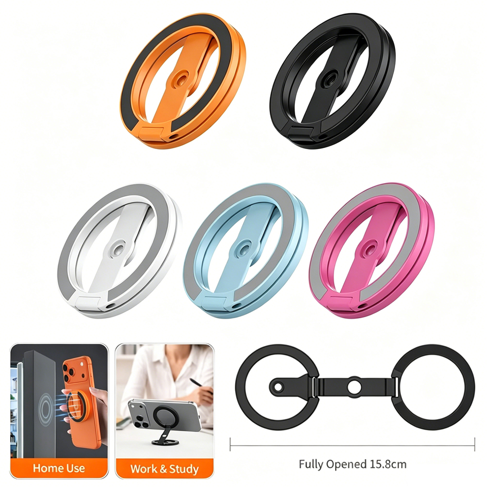 Phone Accessories For Photography - ขาตั้งแม่เหล็กแบบพับได้สองด้านแบบพกพา ใช้งานร่วมกับ MagSafe สำหรับโทรศัพท์และอุปกรณ์เสริมสำหรับการถ่ายภาพขนาดเล็ก