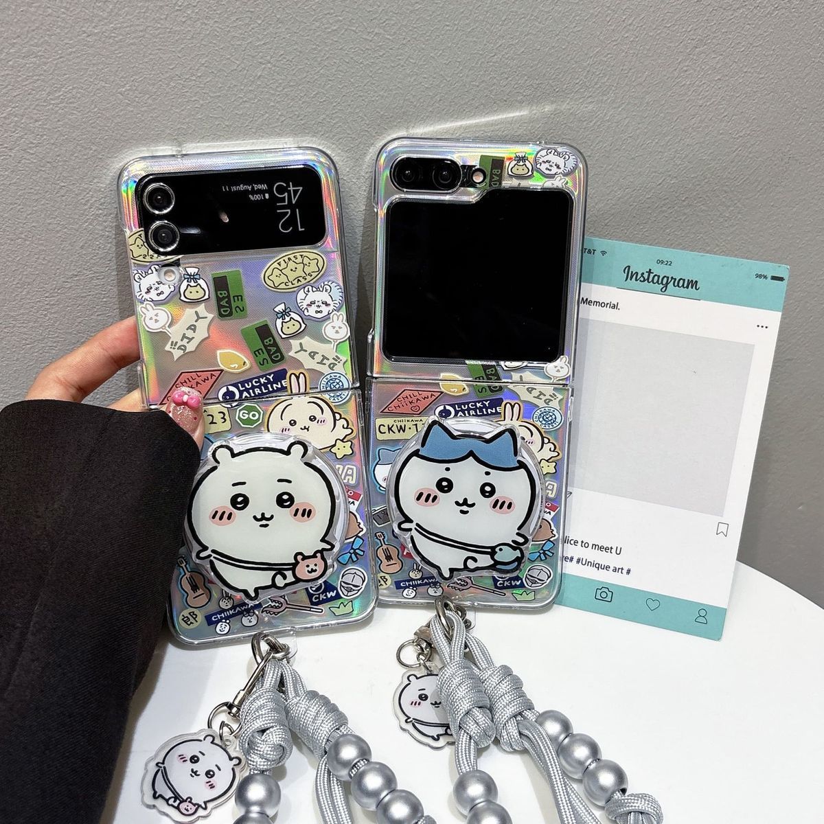 Phone Zone Accessories & Repair - อะนิเมะชิอิคาวะ ฮาชิแวร์การ์ตูนเหมาะสำหรับซัมซุง กาแลคซี่ ซี ฟลิป 7