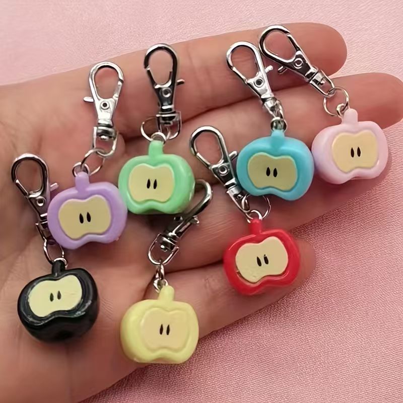 พวงกุญแจเรซินรูปแอปเปิ้ล 7 ชิ้ - Phone Accessories Are บทวิจารณ์และราคา