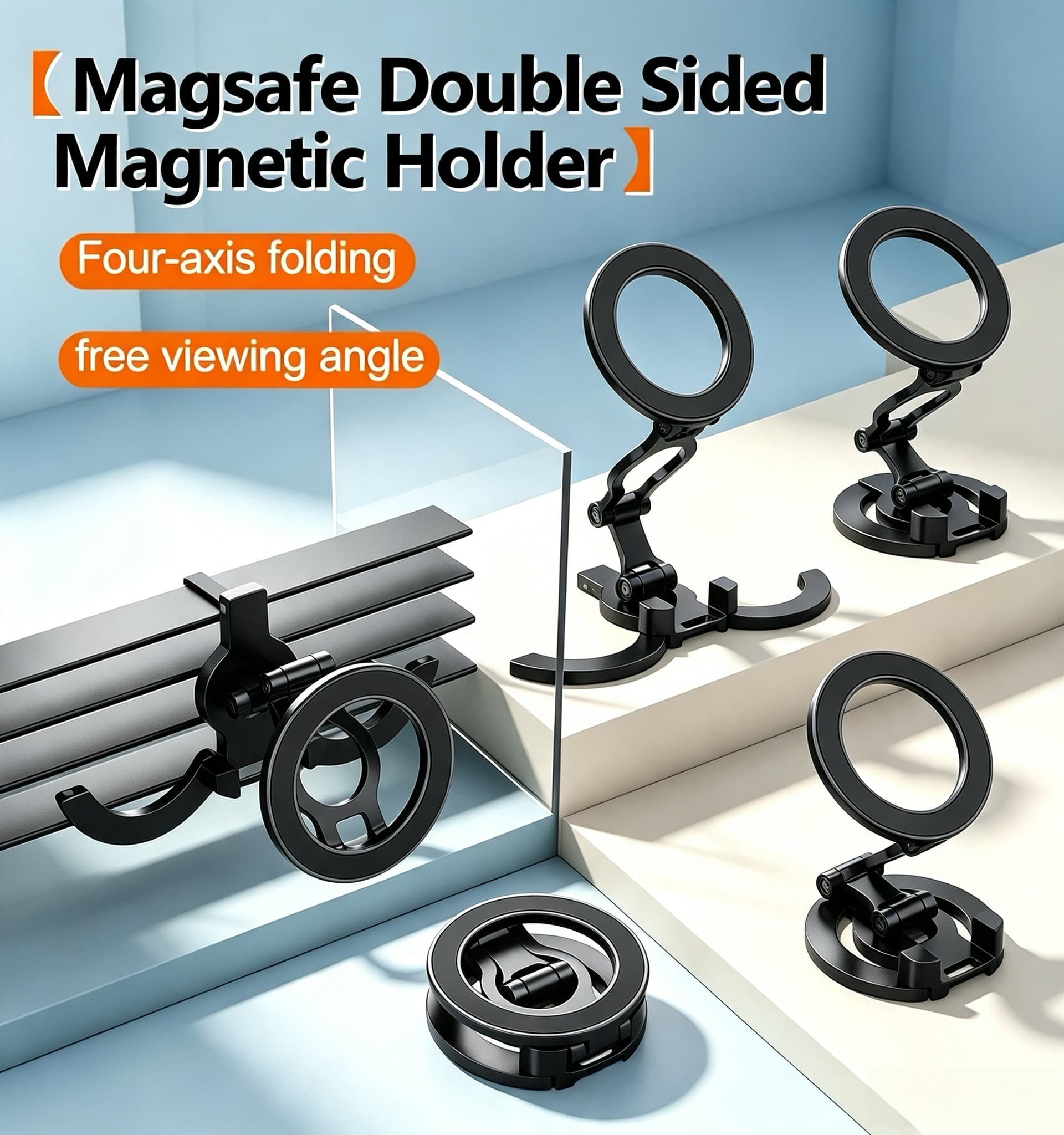 ขาตั้งโทรศัพท์แบบสองด้านพร้อมแ - Phone Accessories For Photography บทวิจารณ์และราคา