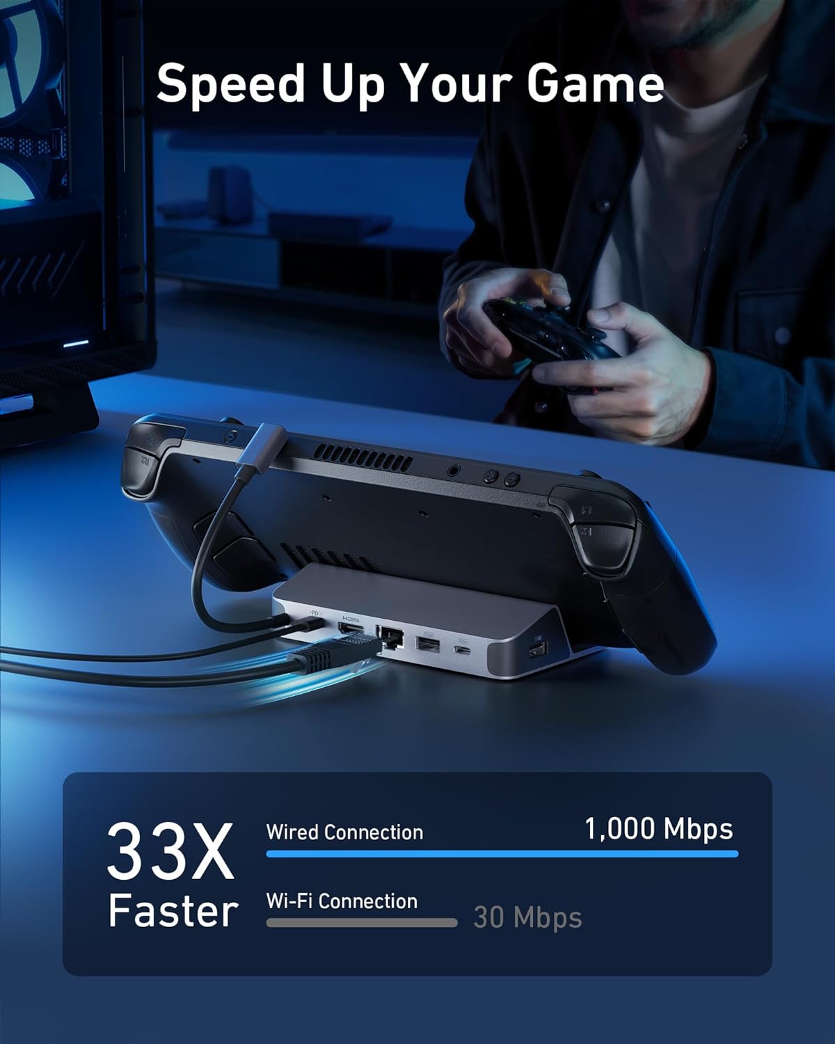 สถานีชาร์จ Anker สำหรับ Steam  - Usb C Hub บทวิจารณ์และราคา