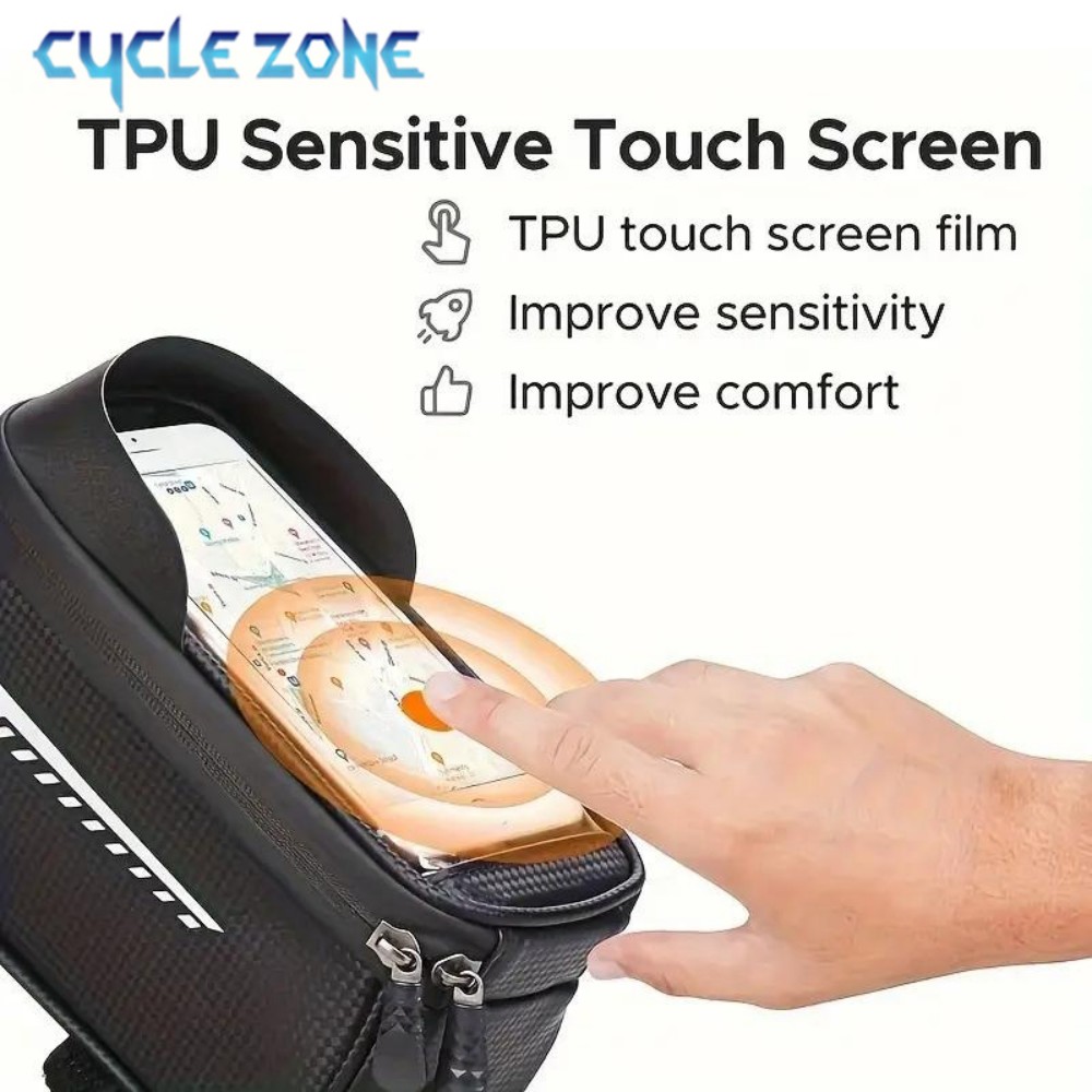 กระเป๋าติดจักรยานแบบติดท่อด้าน - Phone Zone Accessories & Repair บทวิจารณ์และราคา