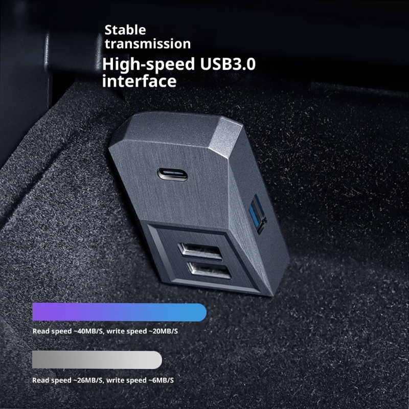 แท่นวางสำหรับกล่องถุงมือรถยนต์ - Usb C Hub บทวิจารณ์และราคา
